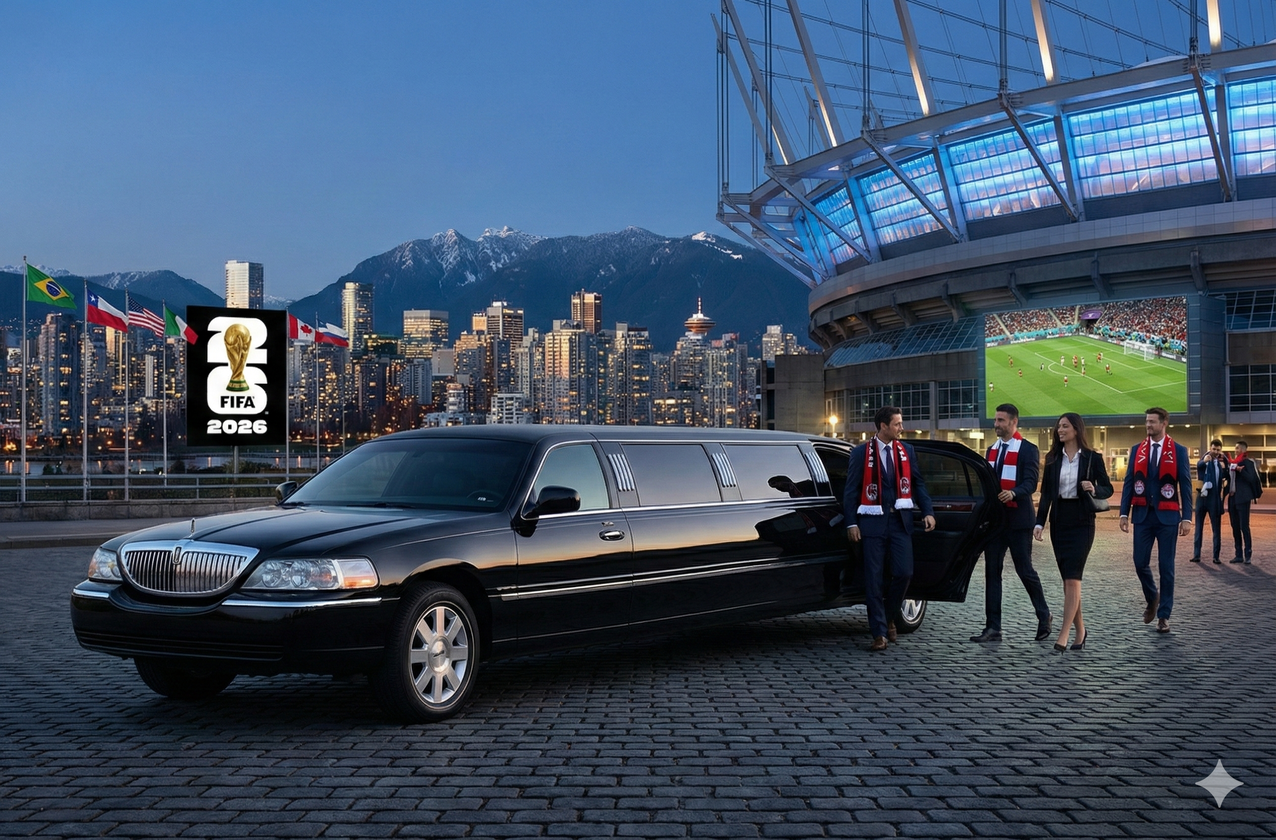 Vancouver limo service for FIFA